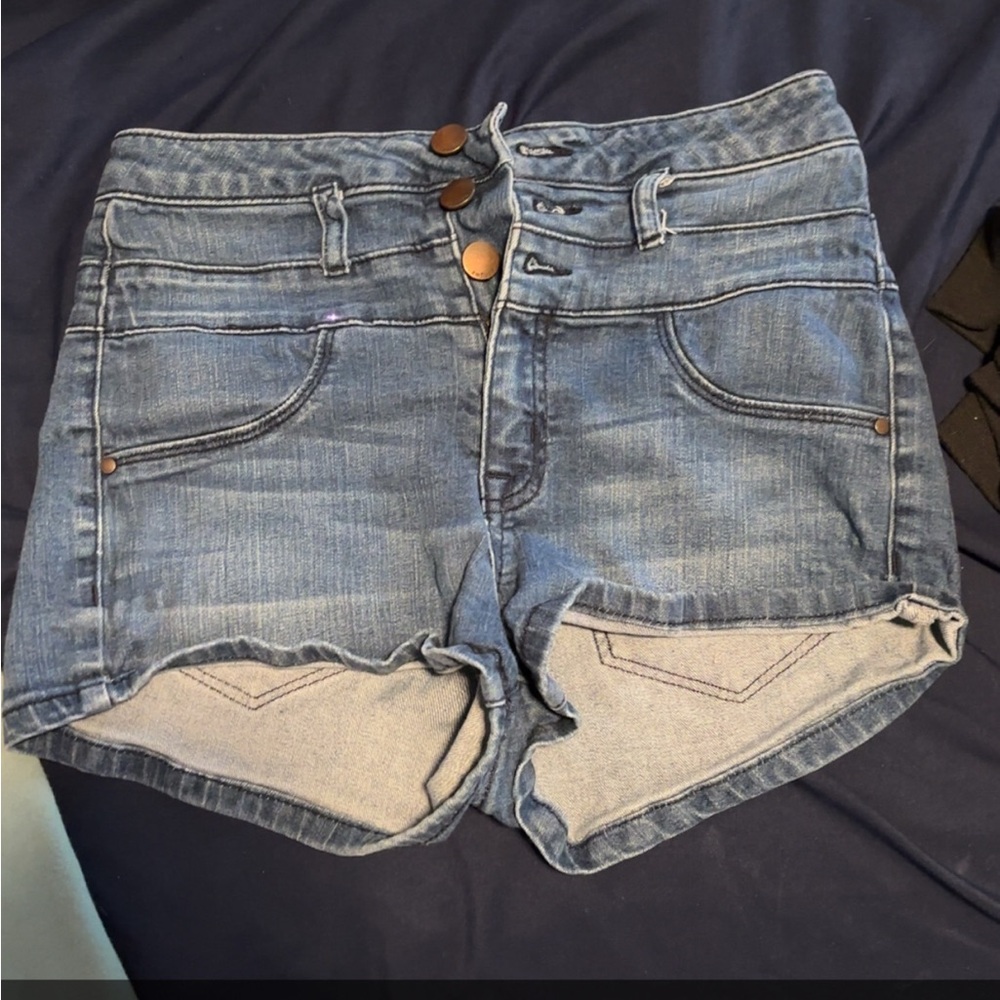 Denim High-Waisted Women Shorts